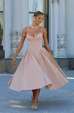 Emerson Midi Dress - Clay - Napalia