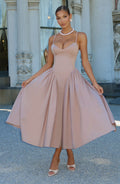 Emerson Midi Dress - Clay - Napalia