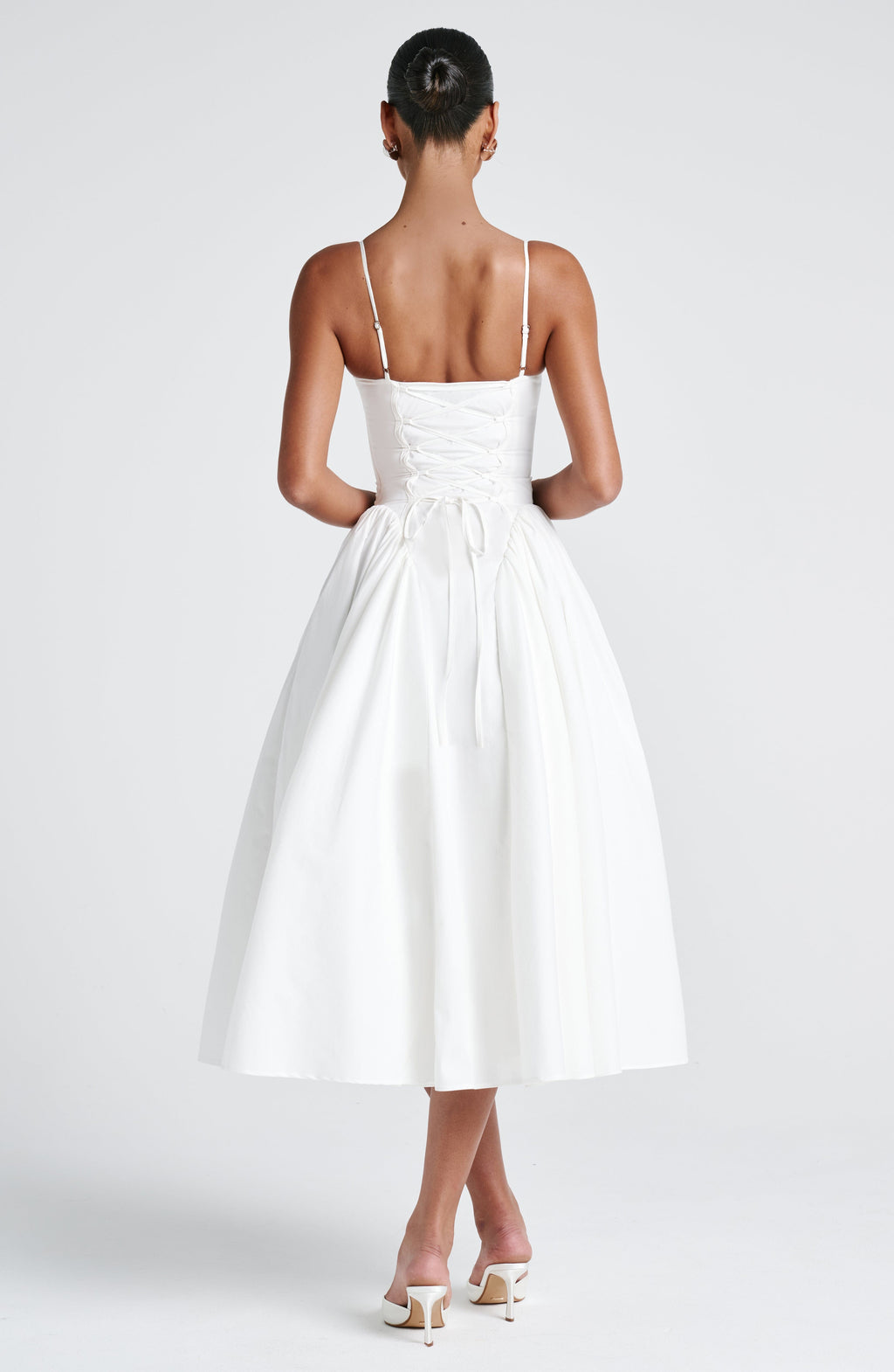 Emerson Midi Dress - Ivory - Napalia
