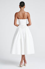 Emerson Midi Dress - Ivory - Napalia
