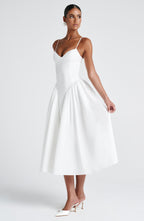 Emerson Midi Dress - Ivory - Napalia
