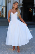 Emerson Midi Dress - Ivory - Napalia