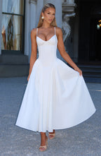Emerson Midi Dress - Ivory - Napalia