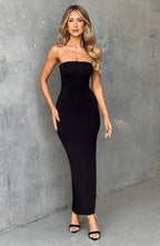 Emery Midi Dress - Jet Black - Napalia