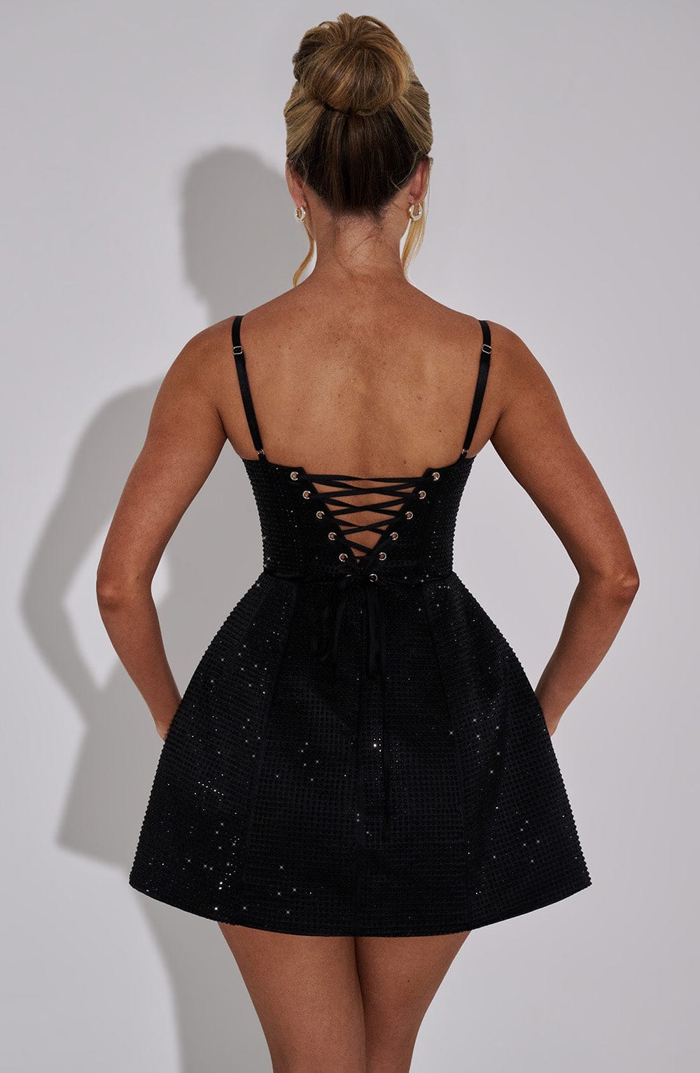 Emma Mini Dress - Black - Napalia