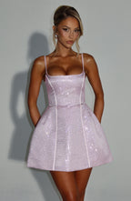 Emma Mini Dress - Blush - Napalia