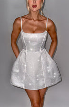 Emma Mini Dress - Ivory - Napalia