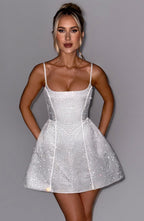 Emma Mini Dress - Ivory - Napalia