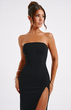 Emmaline Midi Dress - Black - Napalia