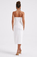 Emmaline Midi Dress - Ivory - Napalia