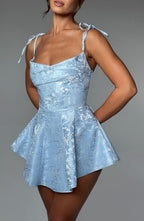 Emmie Playsuit Dress - Blue - Napalia