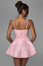 Emmie Playsuit Dress - Blush - Napalia