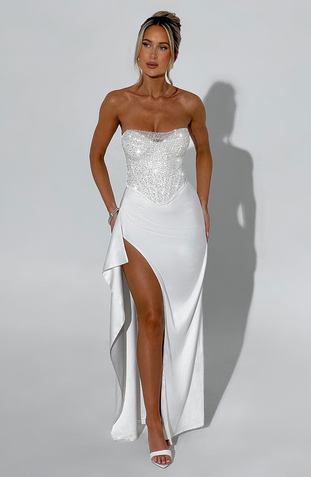 Emrielle Maxi Dress - Ivory - Napalia