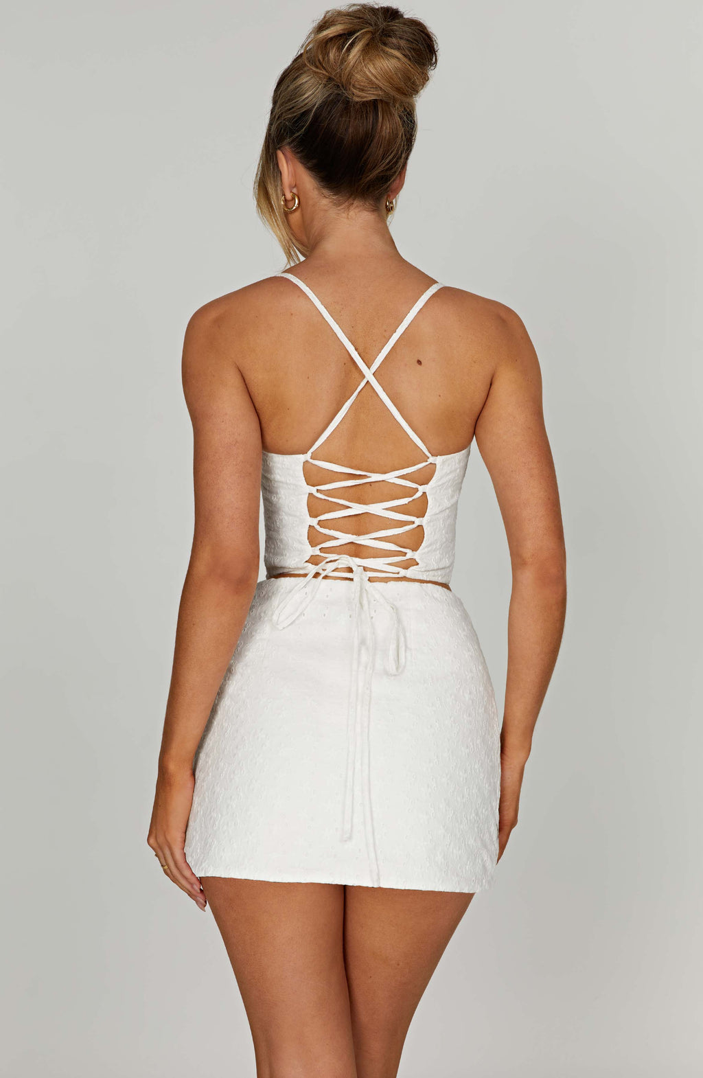 Erika Mini Skirt - Ivory - Napalia