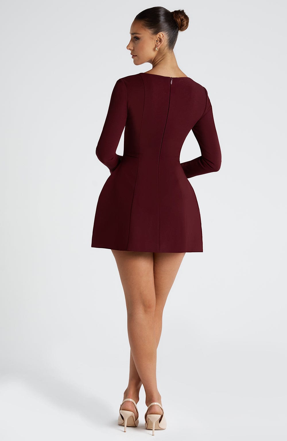 Esme Mini Dress - Cherry Lacquer - Napalia
