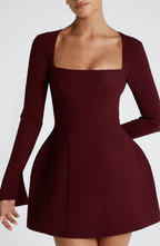 Esme Mini Dress - Cherry Lacquer - Napalia
