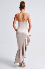 Esmeraya Maxi Dress - Champagne - Napalia