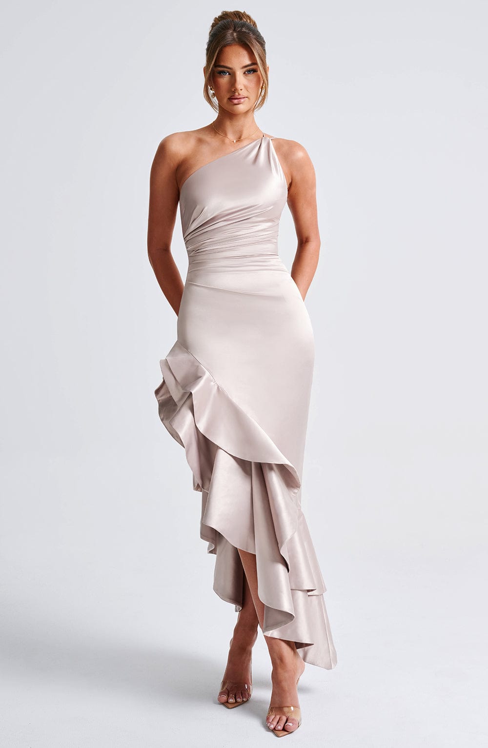 Esmeraya Maxi Dress - Champagne - Napalia