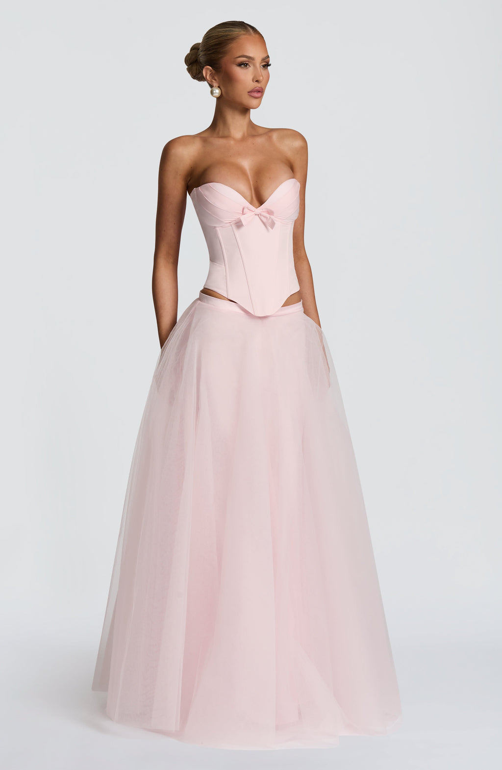Ethel Maxi Skirt - Blush - Napalia