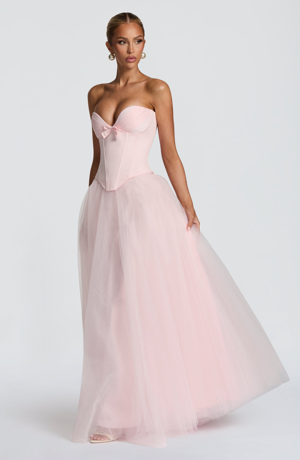 Ethel Maxi Skirt - Blush - Napalia