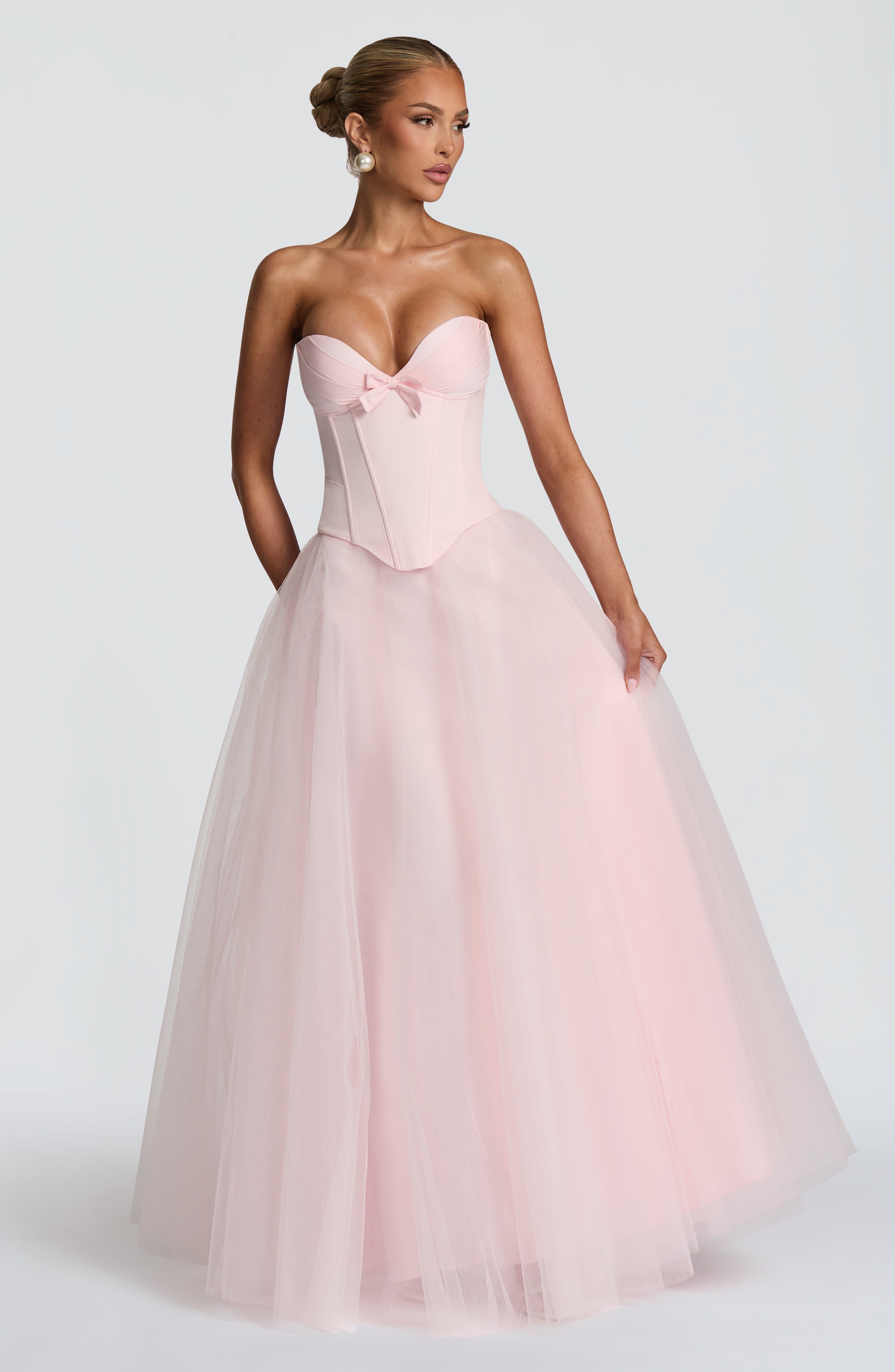 Ethel Maxi Skirt - Blush - Napalia