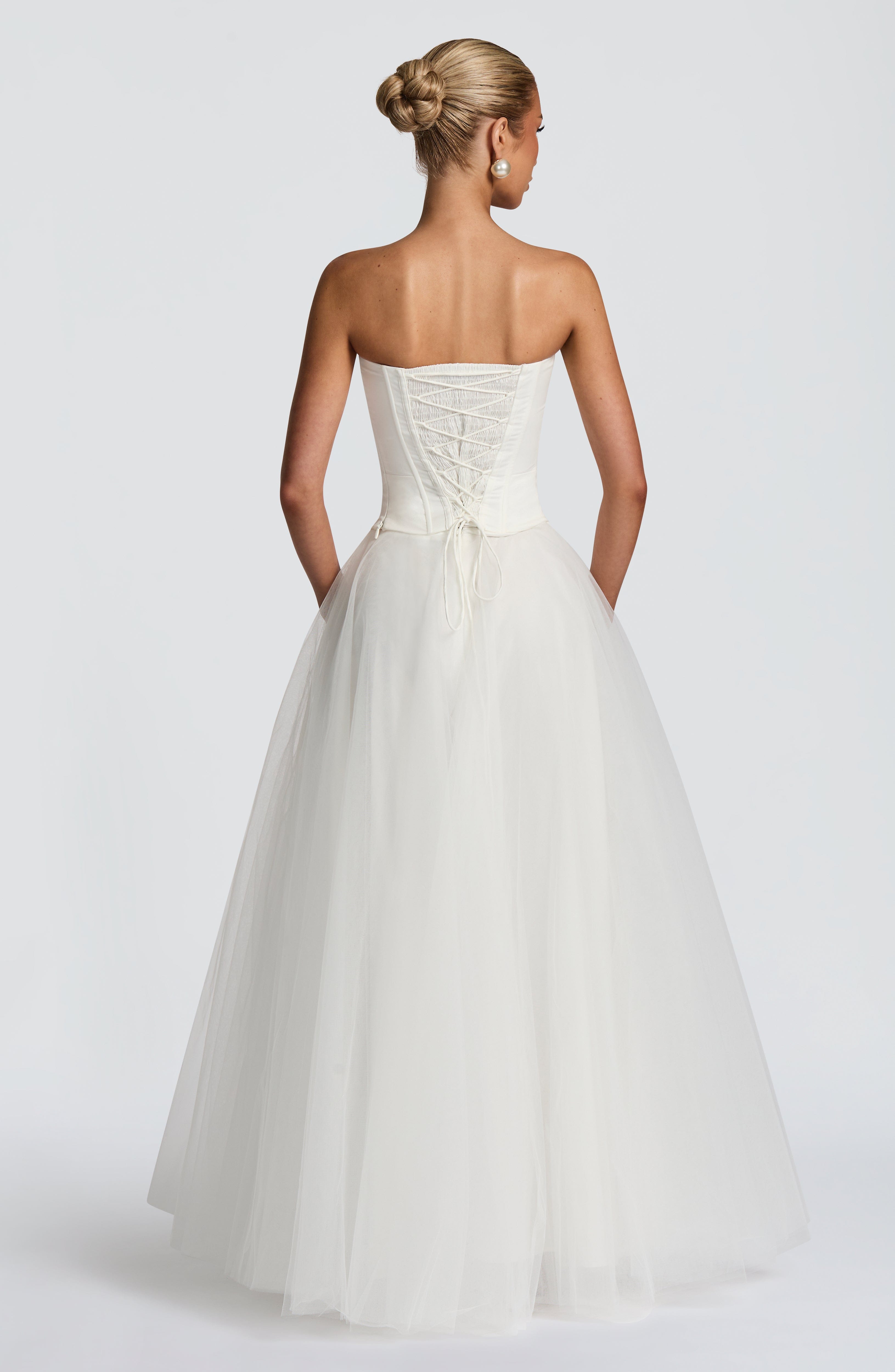 Ethel Maxi Skirt - Ivory - Napalia