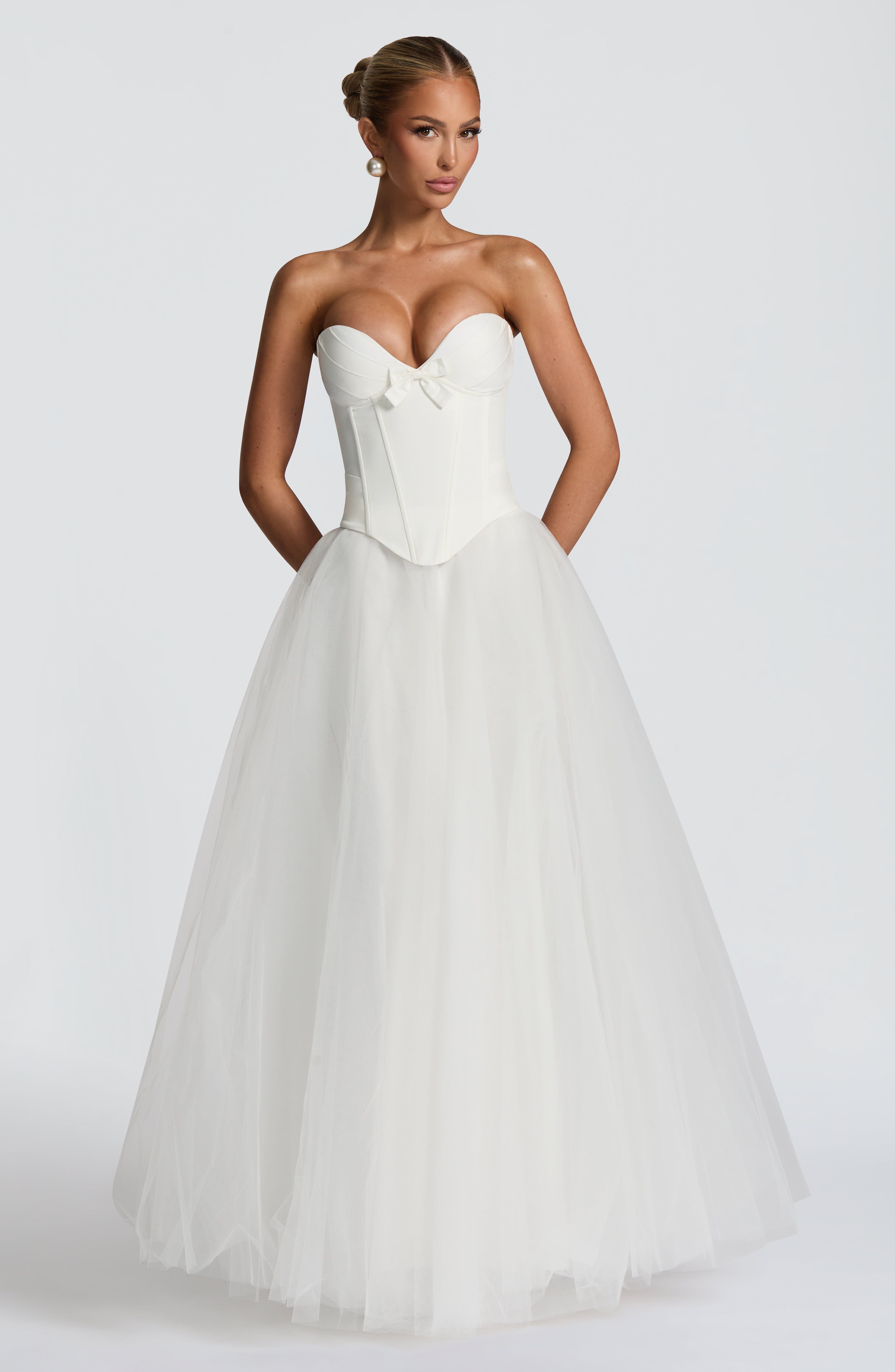 Ethel Maxi Skirt - Ivory - Napalia