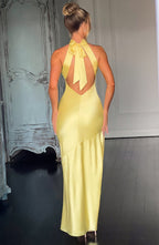 Etta Maxi Dress - Lemon - Napalia