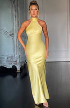 Etta Maxi Dress - Lemon - Napalia