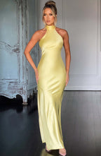 Etta Maxi Dress - Lemon - Napalia