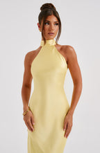 Etta Maxi Dress - Lemon - Napalia