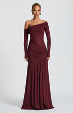 Ettalie Maxi Dress - Cherry Lacquer - Napalia