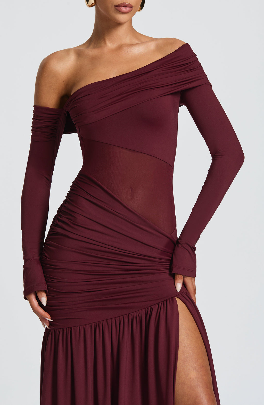 Ettalie Maxi Dress - Cherry Lacquer - Napalia