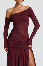 Ettalie Maxi Dress - Cherry Lacquer - Napalia