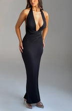Evangeline Maxi Dress - Black - Napalia
