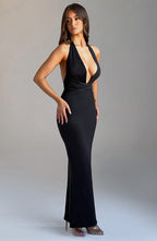 Evangeline Maxi Dress - Black - Napalia