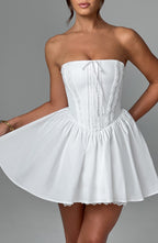 Evie Mini Dress - Ivory - Napalia