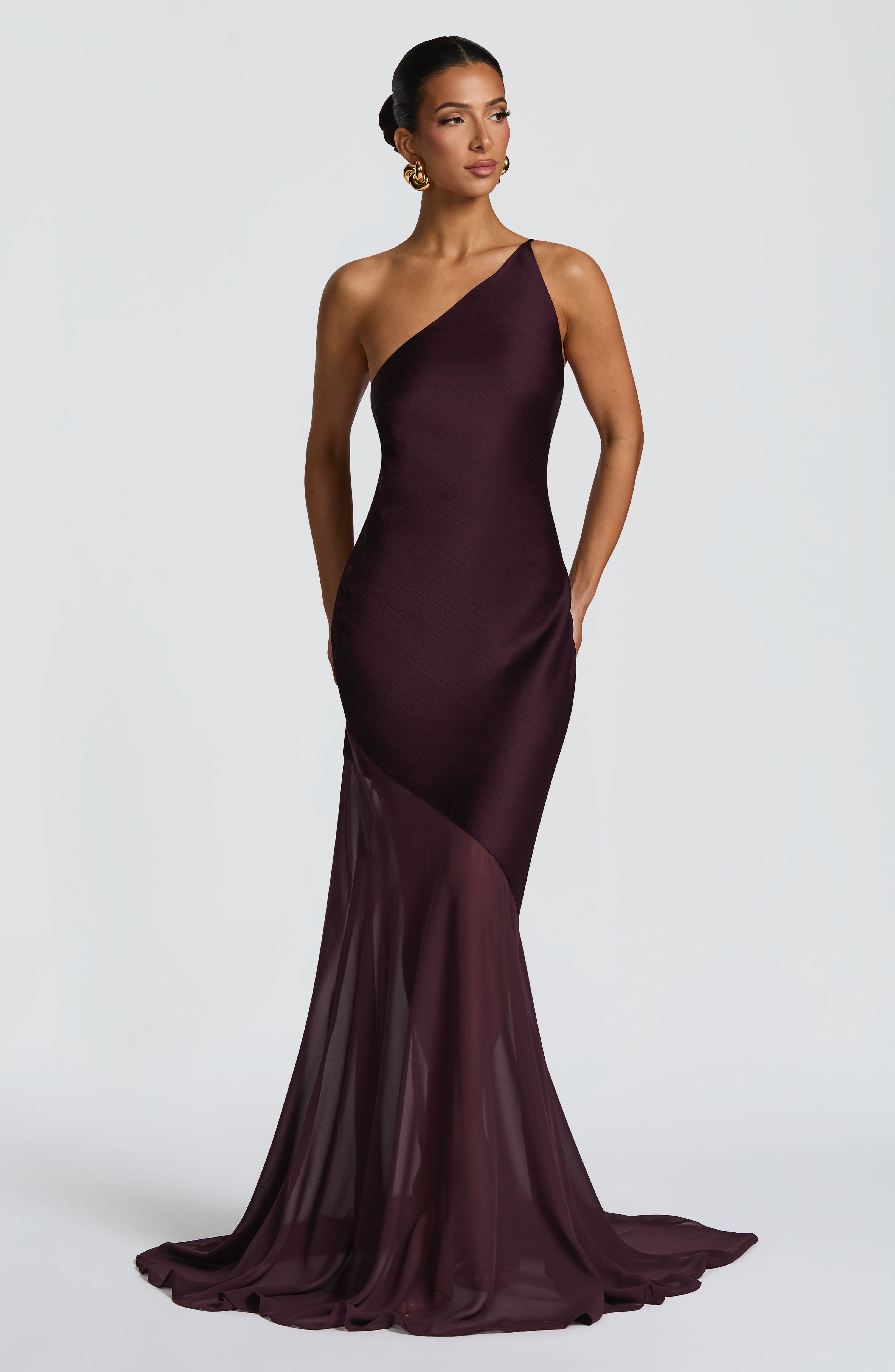 Fable Gown - Plum - Napalia