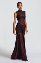 Fae Maxi Skirt - Plum - Napalia