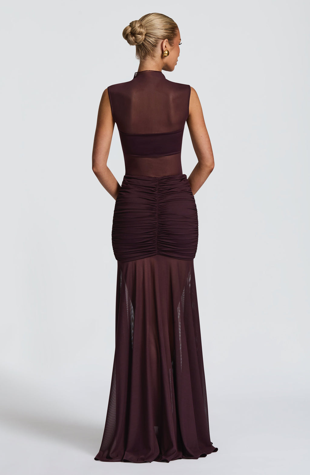 Fae Maxi Skirt - Plum - Napalia