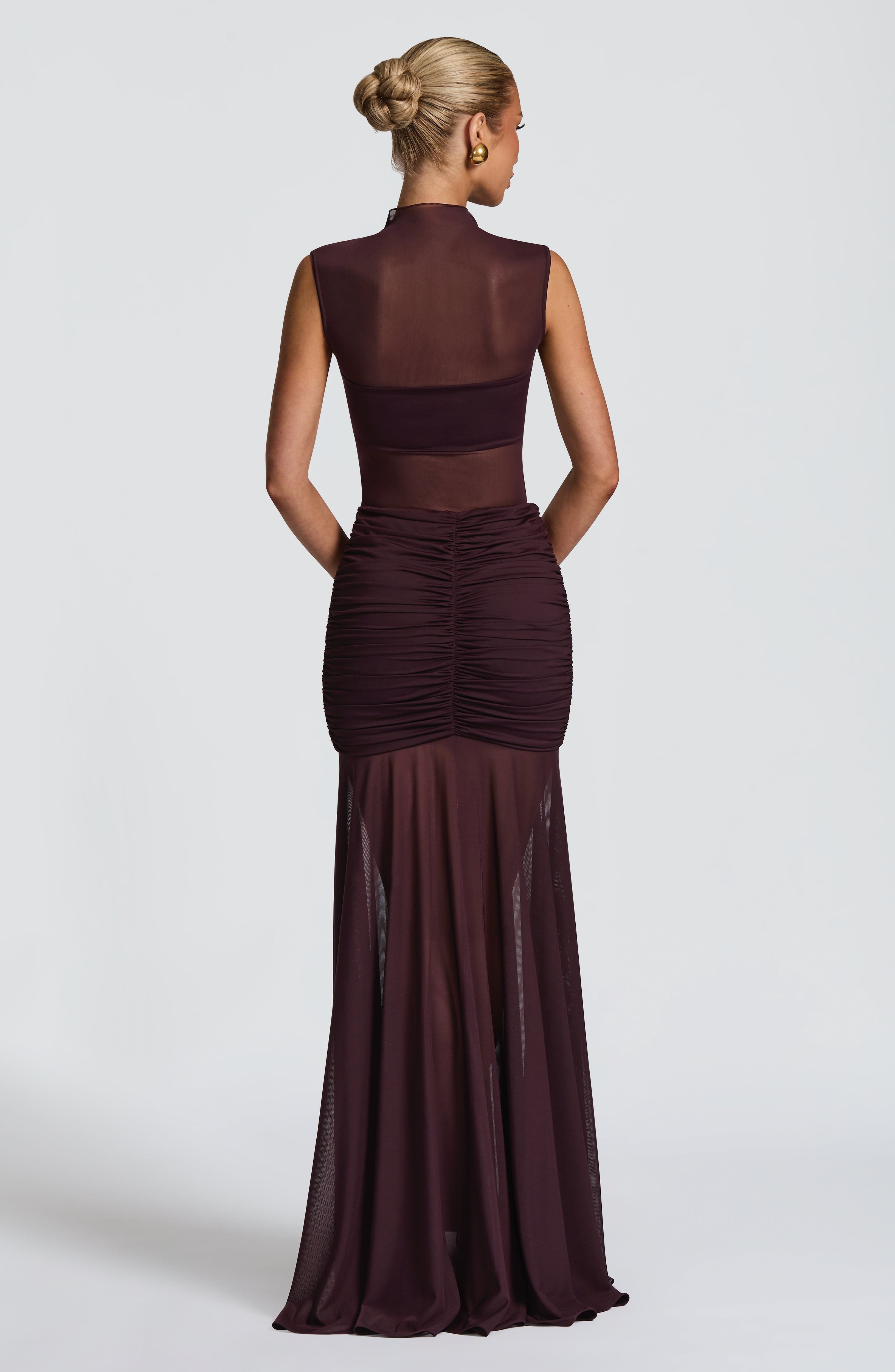 Fae Maxi Skirt - Plum - Napalia