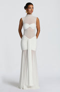 Fae Maxi Skirt - White - Napalia