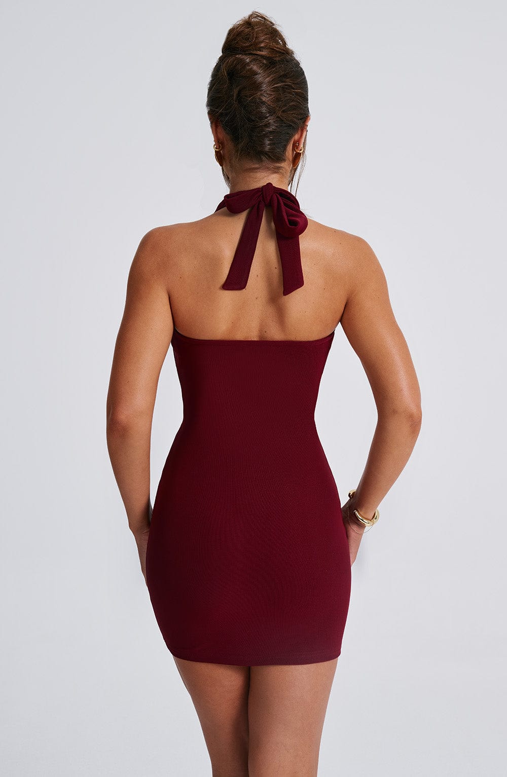 Fallon Mini Dress - Burgundy - Napalia