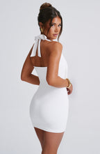 Fallon Mini Dress - Ivory - Napalia