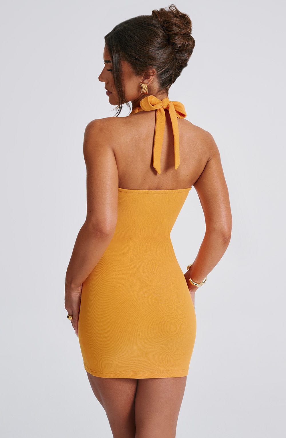 Fallon Mini Dress - Tangerine - Napalia
