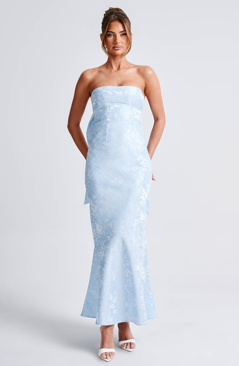 Felicity Maxi Dress - Blue - Napalia