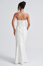 Felicity Maxi Dress - Ivory - Napalia