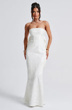 Felicity Maxi Dress - Ivory - Napalia
