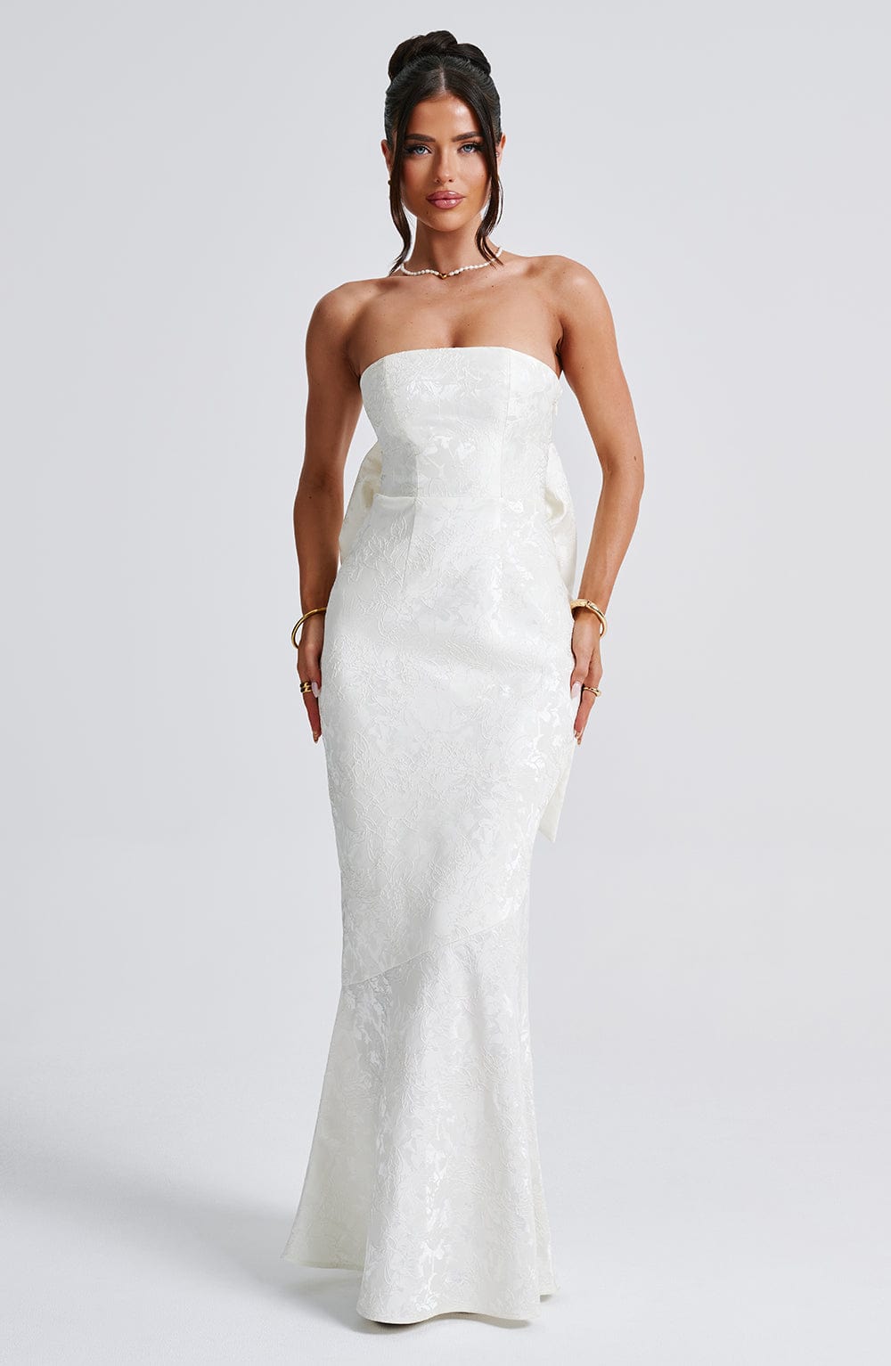 Felicity Maxi Dress - Ivory - Napalia