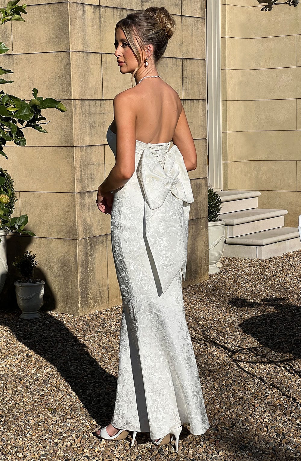 Felicity Maxi Dress - Ivory - Napalia
